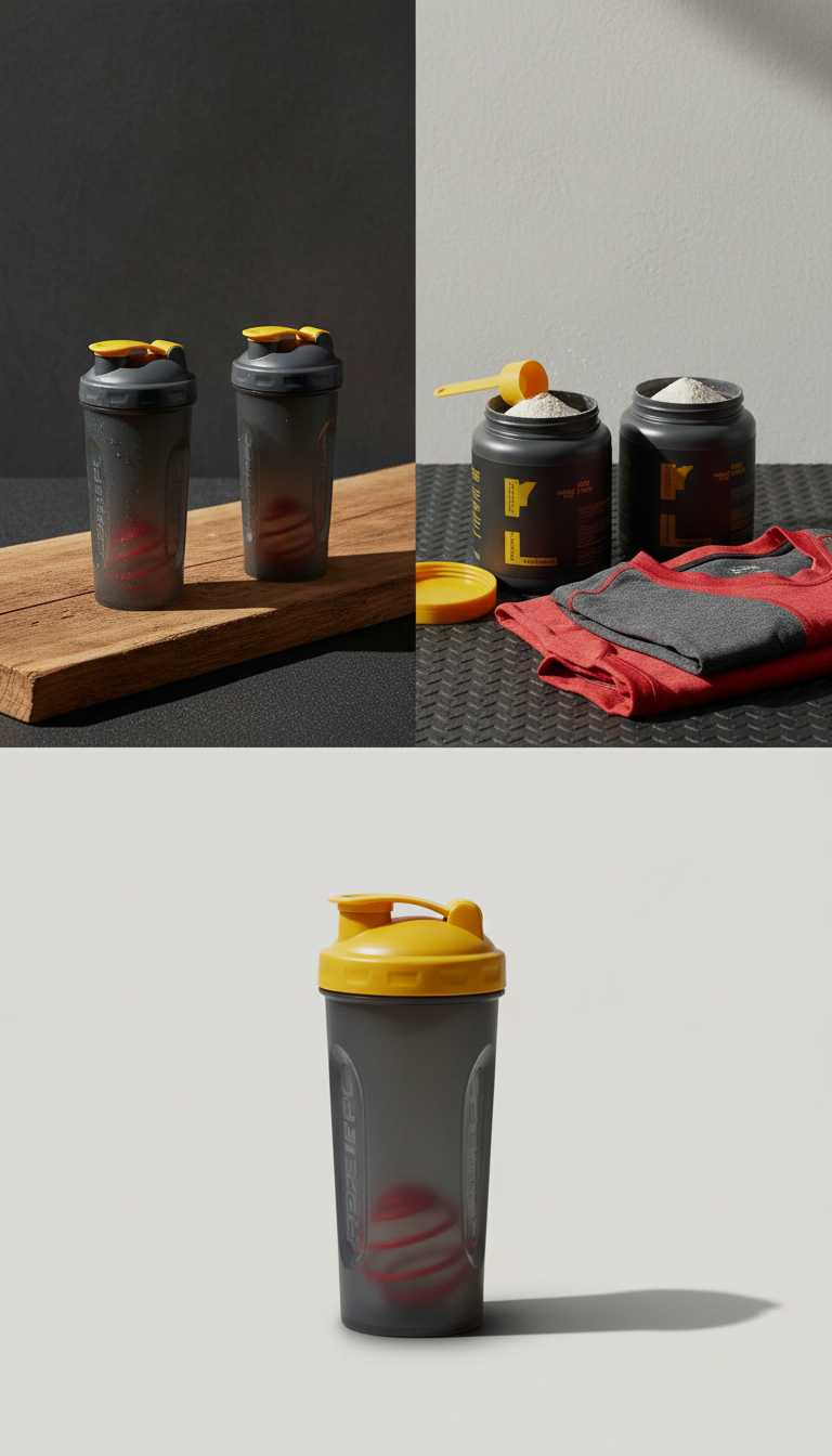 Bouteille shaker à fermeture étanche
